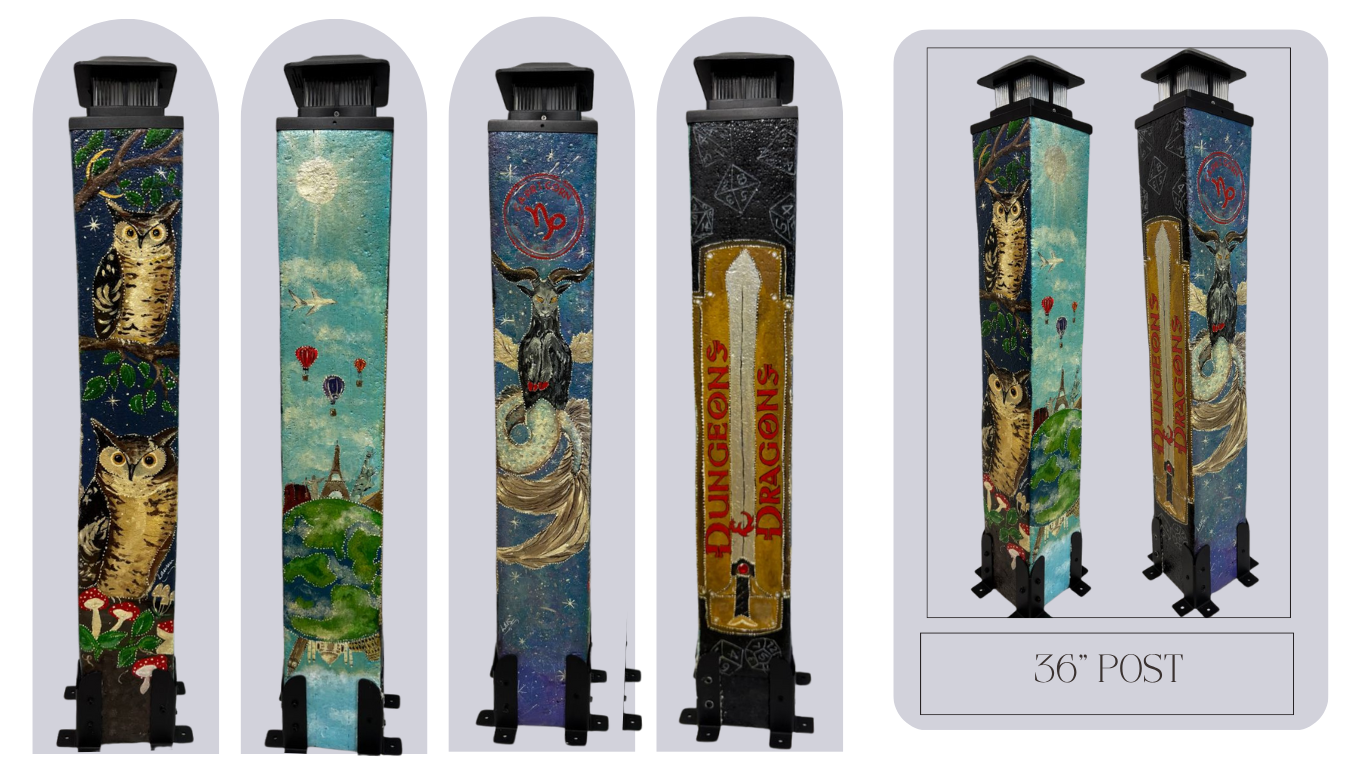 Pre-Designed Nerding Out 36" Post