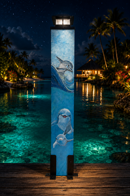 Pre-Designed Marine Life 36" Post