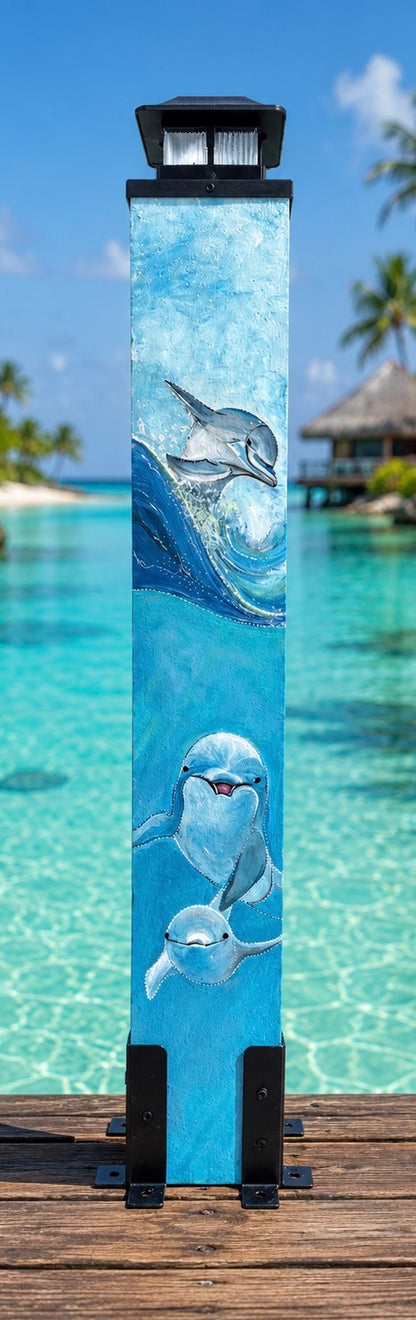 Pre-Designed Marine Life 36" Post