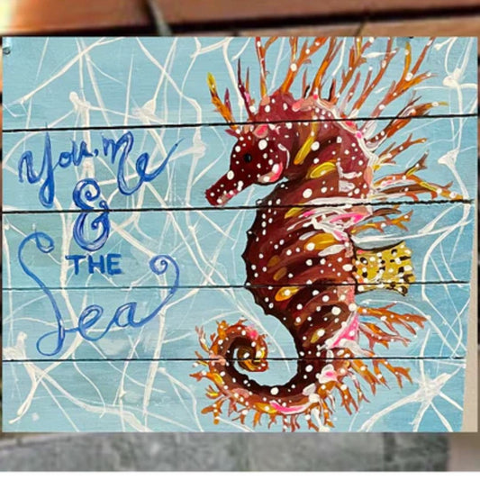 Outdoor Sea Life Sign