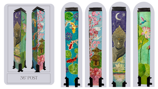 Pre-Designed Zen 36" Post