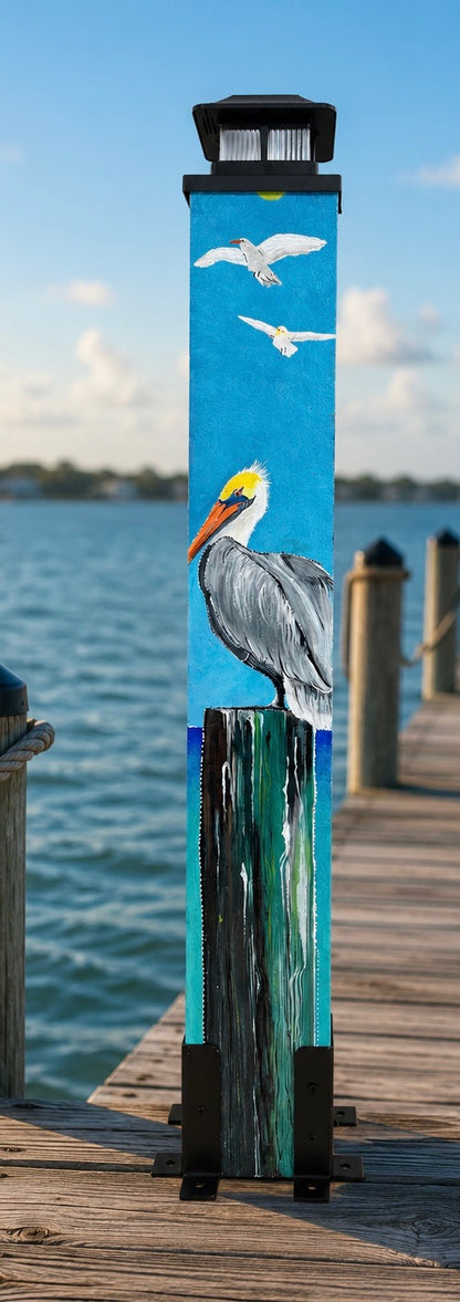 Pre-Designed Marine Life 36" Post