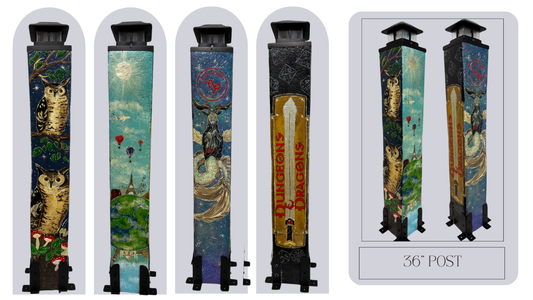 Pre-Designed Nerding Out 36" Post