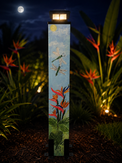 Pre-Designed Tropical 36" Post