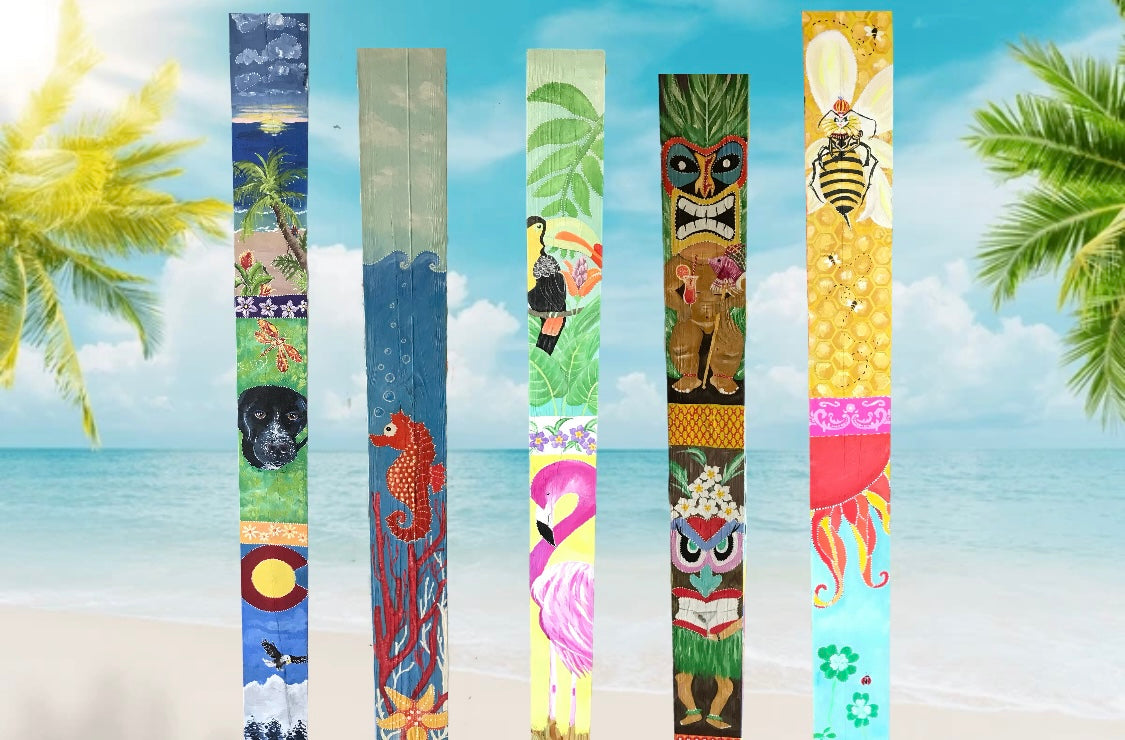 Custom Painted Post