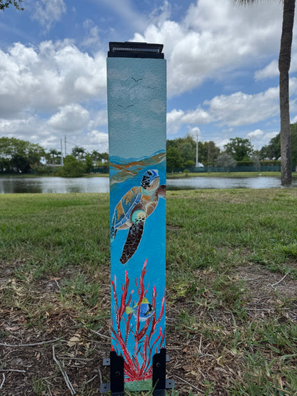 Custom Painted Post
