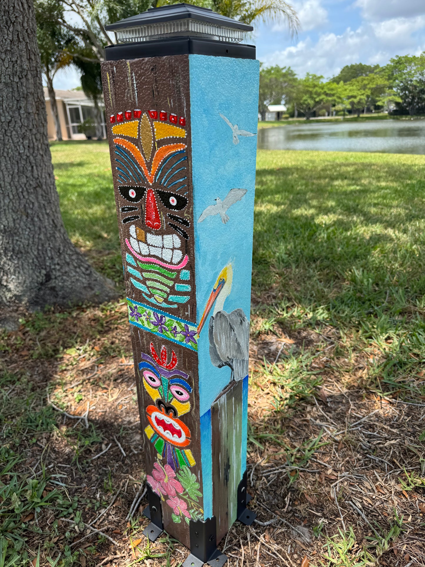 Custom Painted Post