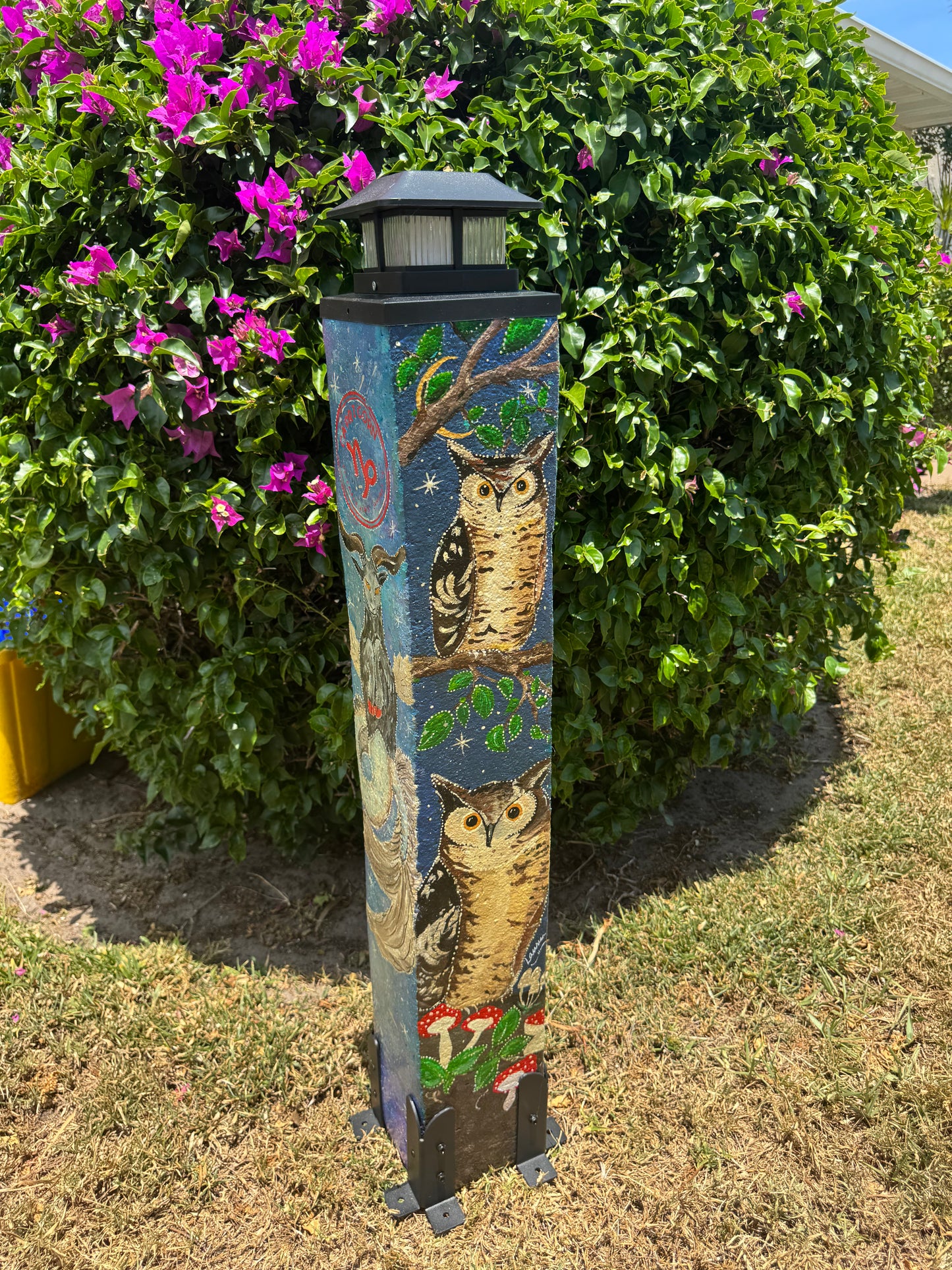 Custom Painted Post